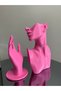 Pink Color Decorative Jewelry Manikin & Hand Set of 2 Jewelry Display Stand 23 & 18 cm Jewelry Organizer Earring - 2