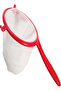 420608 Fine Mesh Strainer | Nylon Plastic Food Strainer for Kitchen Use – Red