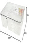 Rahalife Refrigerator Storage Container with Handle & Lid – Freezer Safe – Transparent – 1 Pc - 5