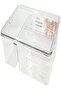 Rahalife Refrigerator Storage Container with Handle & Lid – Freezer Safe – Transparent – 1 Pc - 4