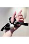 Stylish and Elegant 2-Piece Pearl Fishebone Model Rubber Buckle - 3