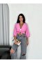 Muslin Fabric Kimono Cardigan with Sleeve Tassels