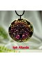 Gold Tree of Life Orgonite Necklace - Obsidian - Garnet (Hand Made Design Products) - 2