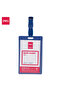 E5743 Name Badge with Removable Clip, Blue, 40pcs – ideal for office & events