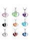 Capture Elegance with the Shiny Stone Heart Necklace - 3
