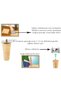 4-Piece 18 cm Oval Wooden Leg Bohemian Style Sofa Leg Base Leg Tv Unit Leg 3301000000889 - 5