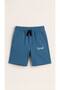 Vanilla Avenue Laciel Paris Blue Boy's Knee Length Elastic Waist Knitwear Basketball Shorts