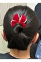 Velvet Red Bow Buckle Birthday and Gift and Accessory - 3