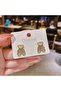 Stone Bear Earrings to Complete Your Elegance - 4