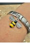 Steel Charm with Bee Figure and Italian Steel Bracelet I Special Boxed - 8