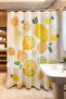 Bathroom Curtain, Cut Lemons Patterned Shower Curtain, Bathtub Curtain 175X200Cm