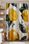 Bathroom Curtain, Large Lemons Pattern Shower Curtain, Bathtub Curtain 175X200Cm - 2