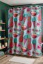 Bathroom Curtain, Pink Pineapple Patterned Shower Curtain, Bathtub Curtain 175X200Cm - 4