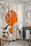 Bathroom Curtain, Japanese Turnars Pattern Shower Curtain, Bathtub Curtain 175X200Cm - 4