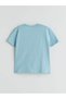Lcw Baby Blue Printed Baby Boy T-Shirt and Shorts 3-Piece Set - 3