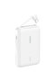 BoostCharge Powerbank, 10,000 mAh, White, PB-B021 Dual-Port Fast Charging Portable Battery - 5