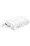 BoostCharge Powerbank, 10,000 mAh, White, PB-B021 Dual-Port Fast Charging Portable Battery