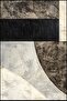 هاريكابيريف | 3-نموذج تجريدي هندسي باللونين الأسود والرمادي | طاولة زجاجية مقوية بإطار واحد عمودي - 2