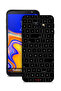 غطاء حماية لهاتف Samsung Galaxy J4 Core بنمط مفاتيح لوحة المفاتيح العشوائية