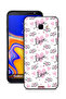 غطاء حماية لهاتف Samsung Galaxy J4 Core بنمط فن الحب والقلب