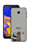 غطاء حماية لهاتف Samsung Galaxy J4 Core بطبعة ابتسامة الأصدقاء