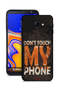غطاء حماية لهاتف Samsung Galaxy J4 Core - لا تلمس هاتفي