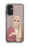 Samsung Galaxy M13 Protective Case Cover Hijab Girl Art - 2