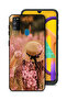 Samsung Galaxy M30s Protective Case Cover Hat Girl In Flowers