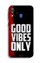 Samsung Galaxy M20 Protective Case Cover Good Vibes Only - 2