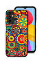 Samsung Galaxy M13 Protective Case Cover Colorful Mandala Pattern