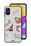 Samsung Galaxy M51 Protective Case Cover Pieces Of Paper Stickers