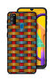 Samsung Galaxy M30s Protective Case Cover Strips Art Pattern