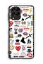 Samsung Galaxy M53 Protective Case Cover No Bad Vibes Stickers - 2