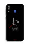 Samsung Galaxy M20 Protective Case Cover Life Is Short Live It - 2