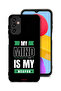 غطاء حماية لهاتف Samsung Galaxy M13 بعقلي هو عقلي