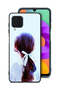 Samsung Galaxy M32 4G Protective Case Cover Tie Hair With Hairband Girl Art