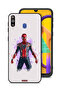 غطاء حماية لهاتف Samsung Galaxy M30 بتصميم العنكبوت الحديدي