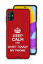 Samsung Galaxy M51 Protective Case Cover Keep Calm And Dont Touch My Phone