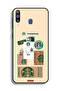 Samsung Galaxy M30 Protective Case Cover Coffee Sticker - 2