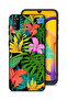 Samsung Galaxy M30s Protective Case Cover Pattern Tropical Flowers Leaves