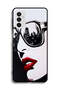 Samsung Galaxy M52 5G Protective Case Cover Girl Face Abstract Art - 2