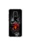 حافظة شفافة متوافقة مع هاتف Xiaomi Redmi Note 9 Pro مع تصميم Berserk 2