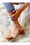 Martin Beige Taba Buckle 5 cm Heel Sandals - 3