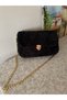 Faux Fur Rope Hand Knitted Bag, Shoulder Bag with Strap, Bag for Special Occasions. - 5