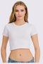 Women's Sleeveless Wide Collar Crop Color T-Shirt Vr.L23.18.318.Y01 - 7