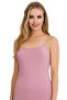 Women's Dusty Rose Thin Strap Soft Viscose Single Jersey Colorful Undershirt T-Shirt Vr.L22.21.221.Y01 - 4