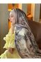Margarite Pattern Bamboo Shawl - 2