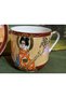 Hand-Painted Japanese Turkish Coffee Cups with a Hidden Female Figure on the Eggshell-Thin Base - 2