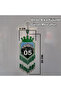 Auto Mirror Ornament Handmade Beaded Plexiglass Amasya 05. Visually Available on the Front and Back Face. - 2