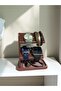 Watch and Jewelry Stand with Double Deck and Chamber - Double Deck Watch and Bracelet Organizer - 7